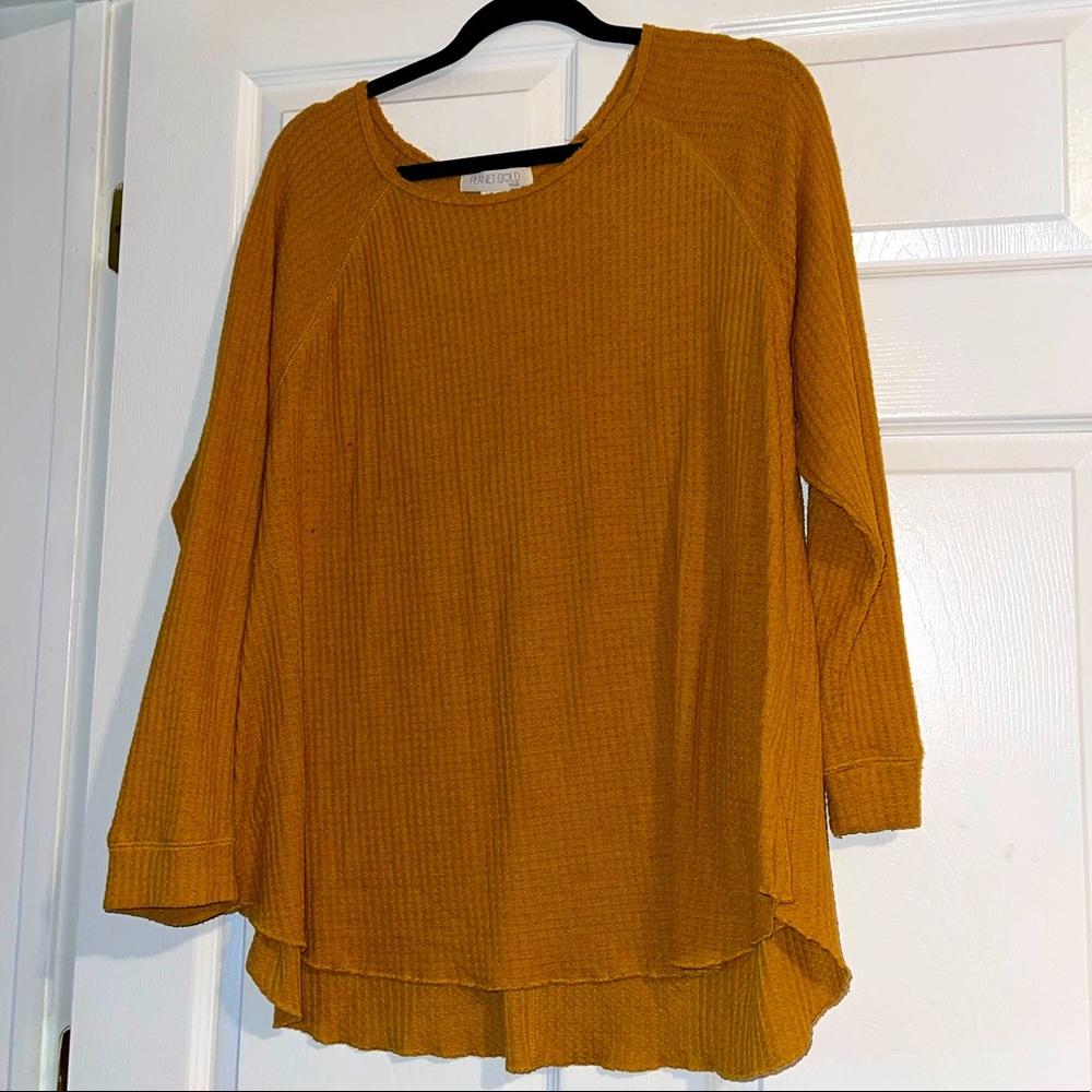 mustard sweater
